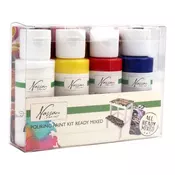 Set barv za pouring tehniko Nassau Fine Art 4x59 ml (Pouring)