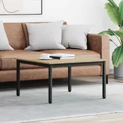 vidaXL Klubska miza Sonoma 80 x 80 x 45 cm Konstruiran les