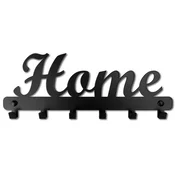 Gockowiak stenski obešalnik HOME črne barve