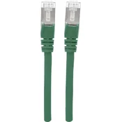 Intellinet Intellinet 350648 RJ45 omrežni kabel\, Patch kabel CAT 6a S/FTP 5.00 m zelena zaščita iz folije\, pletena zaščita\, brez halogena 1 kos, (20417986)