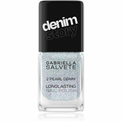 Gabriella Salvete Denim Story dugotrajni lak za nokte nijansa 02 Pearl Denim 11 ml