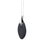 Klitoralni vibrator Lola games Vibrating necklace Liberty Leaf Black