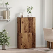 vidaXL Pisarniška omara Stari les 60 x 32 x 115 cm Konstruiran les