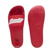 Puma Formula 1 Leadcat 2.0 Logo Slides Unisex, Red, Size 40.5, Shoes