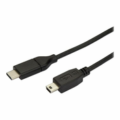 StarTech.com USB C to Mini USB Cable - 6 ft / 2m - M/M - USB 2.0 - Mini USB Cord - USB C to Mini B Cable - USB Type C to Mini USB (USB2CMB2M) - USB-C cable - 2 m