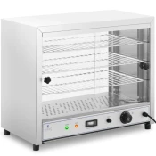 Royal Catering Grelna vitrina za jedi 3 police 1000 W