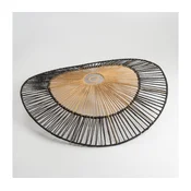 Univerzalen abažur KERIA, premer 80 cm, rjav/črn