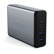 SATECHI 108W Type-C MultiPort Travel Charger (1x USB-C PD,2x USB3.0,1xQualcomm 3.0) - Space Grey(ST-TC108WM