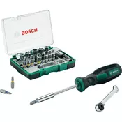 Bosch 28-delni komplet nastavkov z ragljo, izvijačem in držalom nastavkov Bosch, 2607017331