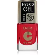Delia Cosmetics Coral Nail Enamel Hybrid Gel gel lak za nohte odtenek 145 11 ml
