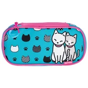 CONNECT Pernica ovalna 1zip 1preklop Meow 54531