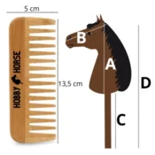 shumee HOBI KONJ KONJ NA PALČKI KONJSKA GLAVA RJAVA + GLAVNIK [M-HOBBYHORSE5]