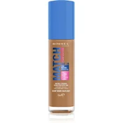 Rimmel Match Perfection tekoči puder SPF 15 odtenek 550W Warm Hazelnut 30 ml