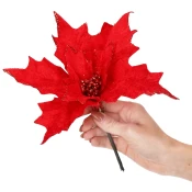 Springos CA0721 BOŽIČNI OKRASEK POINSETTIA