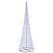Vidaxl Spiralna LED novoletna jelka s podstavkom EKENAS 500 cm 868 LED