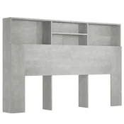 Vidaxl Vzglavna omarica betonsko siva 160x19x103,5 cm