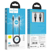 Hoco HOCO kabel tipa C do tipa C PD 5A 100W X50 1 m črn
