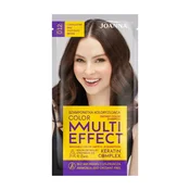 Joanna Multi Effect Color Keratin Complex šampon za barvanje las 12 čokoladno rjave barve 35 g