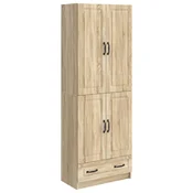 vidaXL Set omar 2 pcs Sonoma hrast Inženirski les