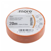 Eco light Izolacijski trak 19 mm x 0,13 mm RJAV 20 m