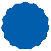 shumee Etiketa za kozarec 5,5 cm za marmelado 48 kosov modra mat