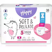 BELLA Baby Happy Soft&Delicate Size 5 Junior plenice za enkratno uporabo 38 kos