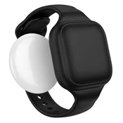 Hoco Sledilnik, združljiv z Apple Find My Hoco, v obliki zapestnice E91E, črn