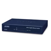 PLANET 8-Port 10/100/1000Mbps Gigabit Ethernet Switch (External Power) - Metal Case (GSD-803)