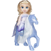 Alltoys Ledeno kraljestvo Mini lutka Elsa 15 cm in čarobni konj Nokk