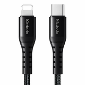 Mcdodo Kabel USB-C z Lightning Mcdodo CA-5631, 36W, 1m (črn)
