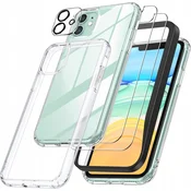 Ovitek za iPhone 11 + steklo + zaščita kamere 4 v 1 komplet Emetok Housing