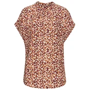 VIVANCE Bluza bež/kremna/čokolada/konjak