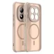 Hibridni ovitek HaloFrost II MagSafe za Xiaomi Redmi Note 15 Pro Plus/Poco M8 Pro - gold