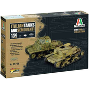 Model Kit tenk 25768 - Talijanski tenkovi i samohodna artiljerija (1:56)
