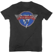 Van Halen Chrome Logo Black M Majica