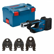BOSCH PLAVI ALAT Akumulatorska presa za cevi GPT 18V-19 Solo, celjusti TH16, TH20 i TH26, bez baterije i punjaca, L-BOXX, 06019M2004