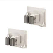 INF Držalo za brisače Gunmetal - Varna in elegantna shramba (2 kosa) White, (5000296387)