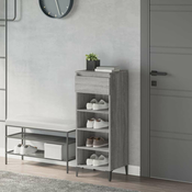 Vidaxl Regal za čevlje siva sonoma 40x36x105 cm inženirski les