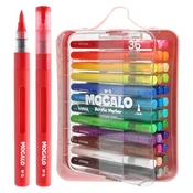 Akrilni marker M&G MOCALO, s čopičem - komplet 36 barv