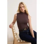 Trendyol Milla Ženska bluza, Braon