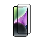 shumee Najbolj trpežno kompozitno steklo s keramično prevleko za celoten 5D zaslon s črnim okvirjem za iPhone 14