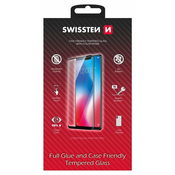 SWISSTEN zaščitno steklo Case Friendly Apple iPhone 12 mini 54501775, črno