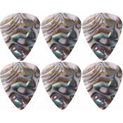 Fender 351 Shape Premium Pick Medium Abalone 6 Pack