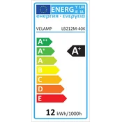 Velamp Žarnica z žarilno nitko OPAL 12W, E27, 4000K