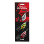 Komplet blinkerjev za lov roparic DAM EFFZETT ASSORTMENT 3PCS SPINNER #5 12G SINKING PIKE