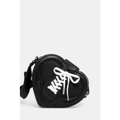 Usnjena torbica Strapped Heart Shoulder Bag