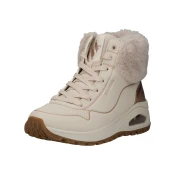 SKECHERS Gležnarji z vezalkami UNO RUGGED - FALL SHIMMER svetlo bež/zlata