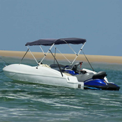 Tenda bimini s 4 luka i bocnim stijenkama 243x(185-198)x137 cm