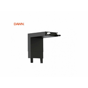 DAWN Magnetic slim konektor plafon-zid crni (26-A-LV)