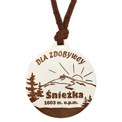 shumee Sneguljčica. Medalja za zmagovalko - mala